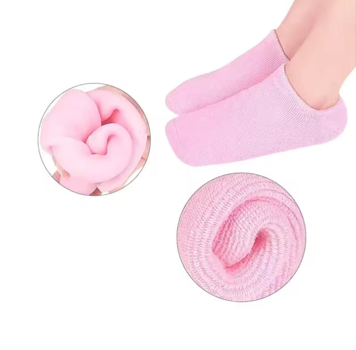 Spa Gel Sokker Fuktighetsgivende og Reparerende Sprukket Huden Luvikno