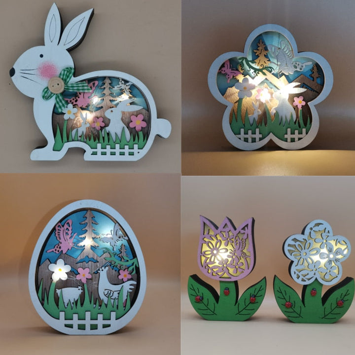 Treasure påske dekorasjon med LED lys | Luvikno