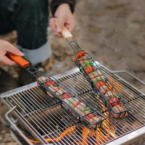 Non Stick BBQ Grilling Basket Luvikno