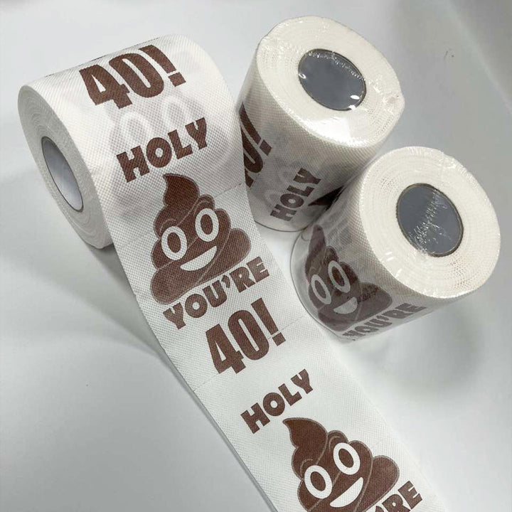 Prank Poop Trykt Toalettpapir | Luvikno