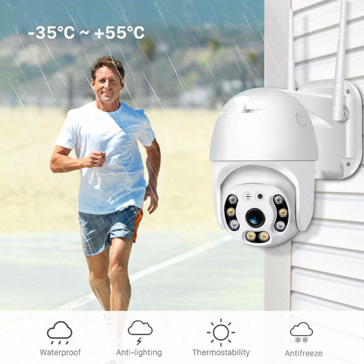 SecureView 360 – Trådløst sikkerhetskamera med 360° dekning | Luvikno