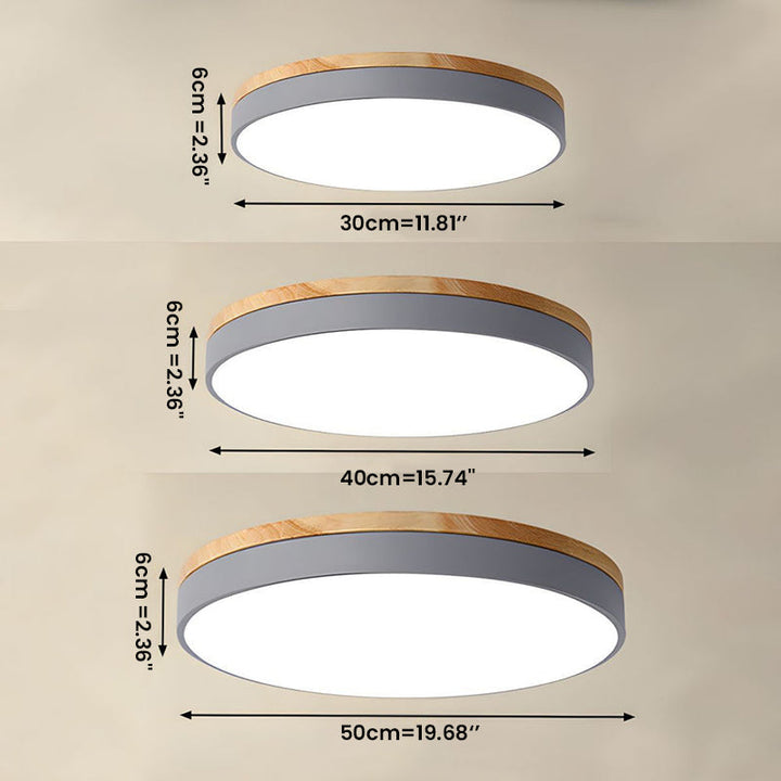 Taklampe Moderne Tre LED Innfelte Fitting Luvikno