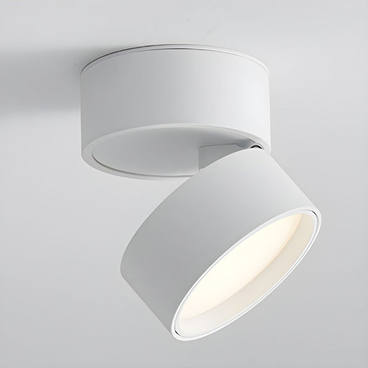 LED taklampe med justerbart spotlight-hode Luvikno
