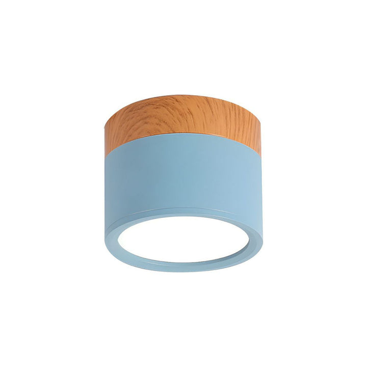 LED Taklampe Moderne Flush Mount Sylinder Luvikno