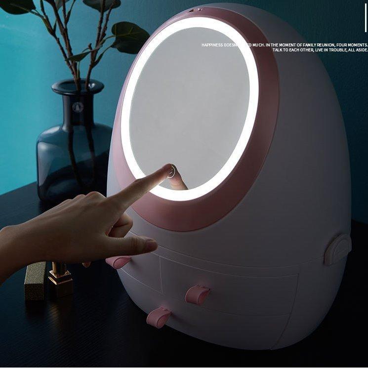 LED Spejl Kosmetikkasse | Luvikno