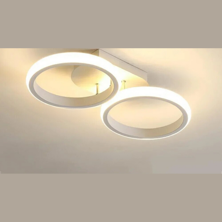 Moderne LED Ring Kroonlås – Minimalistisk Taklampe for Stue og Spiseområde | Luvikno