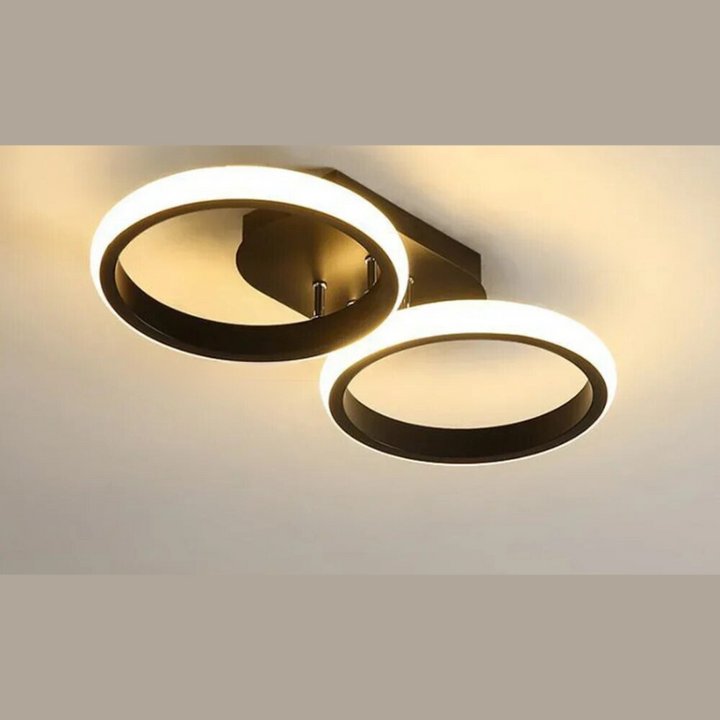 Moderne LED Ring Kroonlås – Minimalistisk Taklampe for Stue og Spiseområde | Luvikno