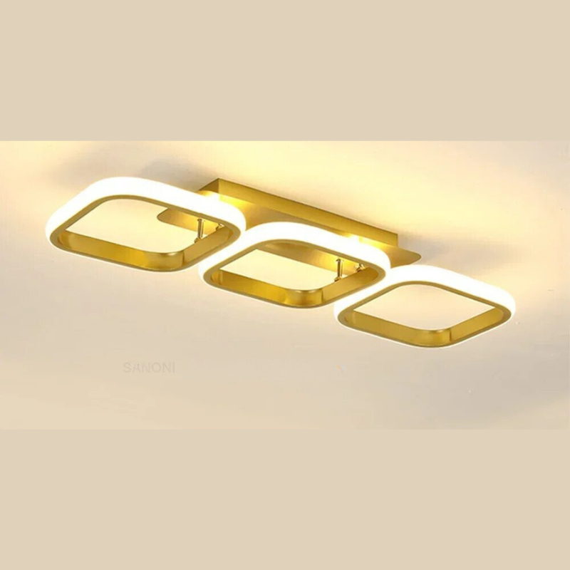 Moderne LED Ring Kroonlås – Minimalistisk Taklampe for Stue og Spiseområde | Luvikno