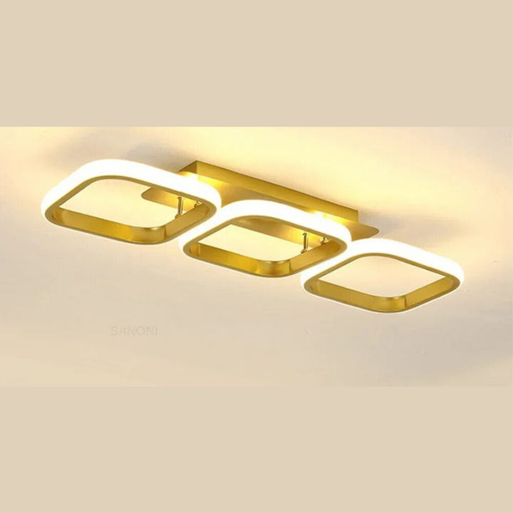 Moderne LED Ring Kroonlås – Minimalistisk Taklampe for Stue og Spiseområde | Luvikno