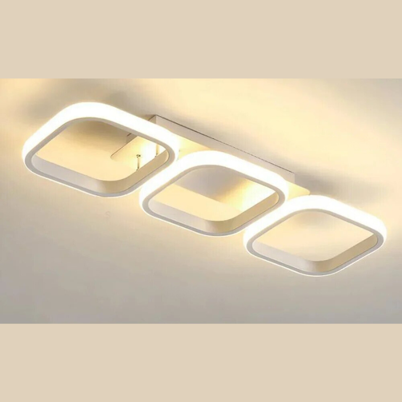 Moderne LED Ring Kroonlås – Minimalistisk Taklampe for Stue og Spiseområde | Luvikno