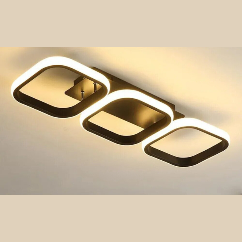 Moderne LED Ring Kroonlås – Minimalistisk Taklampe for Stue og Spiseområde | Luvikno