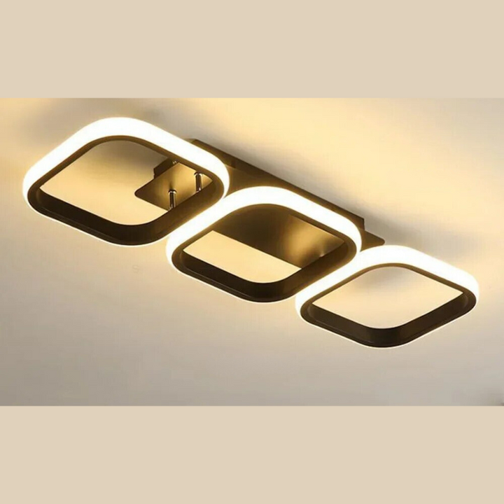 Moderne LED Ring Kroonlås – Minimalistisk Taklampe for Stue og Spiseområde | Luvikno
