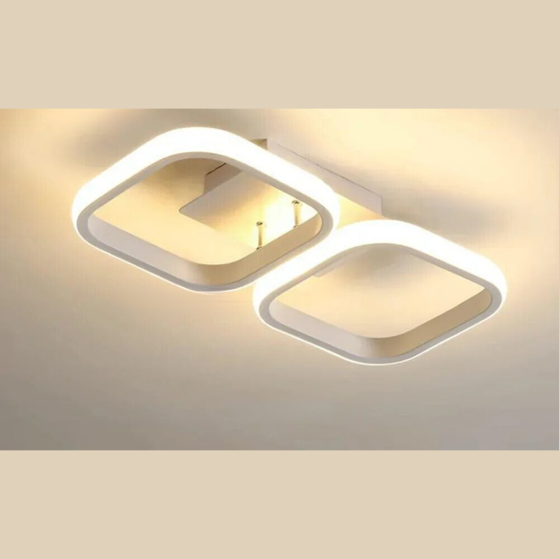 Moderne LED Ring Kroonlås – Minimalistisk Taklampe for Stue og Spiseområde | Luvikno