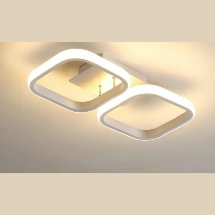 Moderne LED Ring Kroonlås – Minimalistisk Taklampe for Stue og Spiseområde | Luvikno