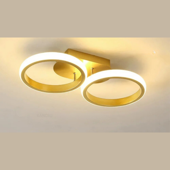 Moderne LED Ring Kroonlås – Minimalistisk Taklampe for Stue og Spiseområde | Luvikno