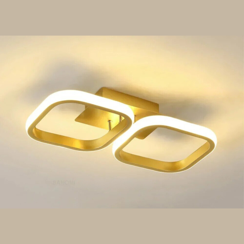 Moderne LED Ring Kroonlås – Minimalistisk Taklampe for Stue og Spiseområde | Luvikno