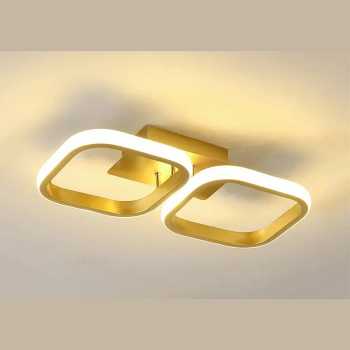 Moderne LED Ring Kroonlås – Minimalistisk Taklampe for Stue og Spiseområde | Luvikno