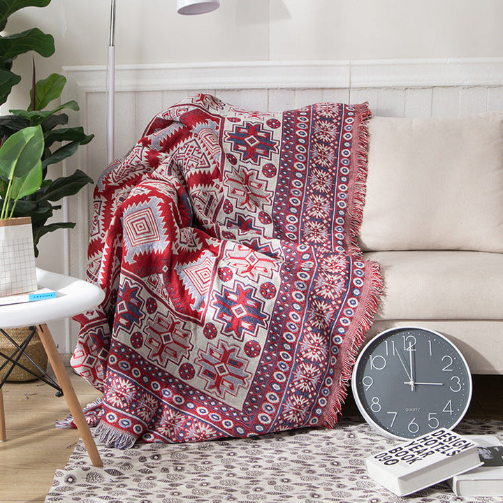 Bohemske strikkede kaster for sofasmykke | Luvikno