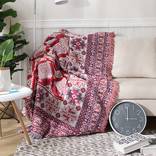 Bohemske strikkede kaster for sofasmykke | Luvikno