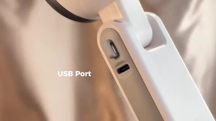 USB oppladbar håndholdt vifte med 5 hastigheter | Luvikno