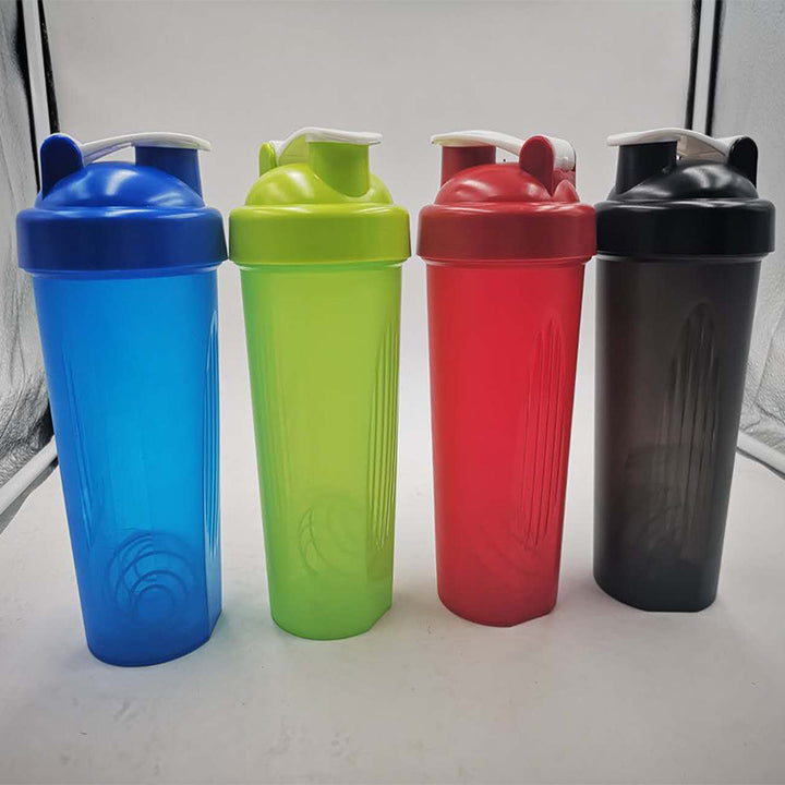 Unisex Bunte Shakerflaske med mikseball Luvikno