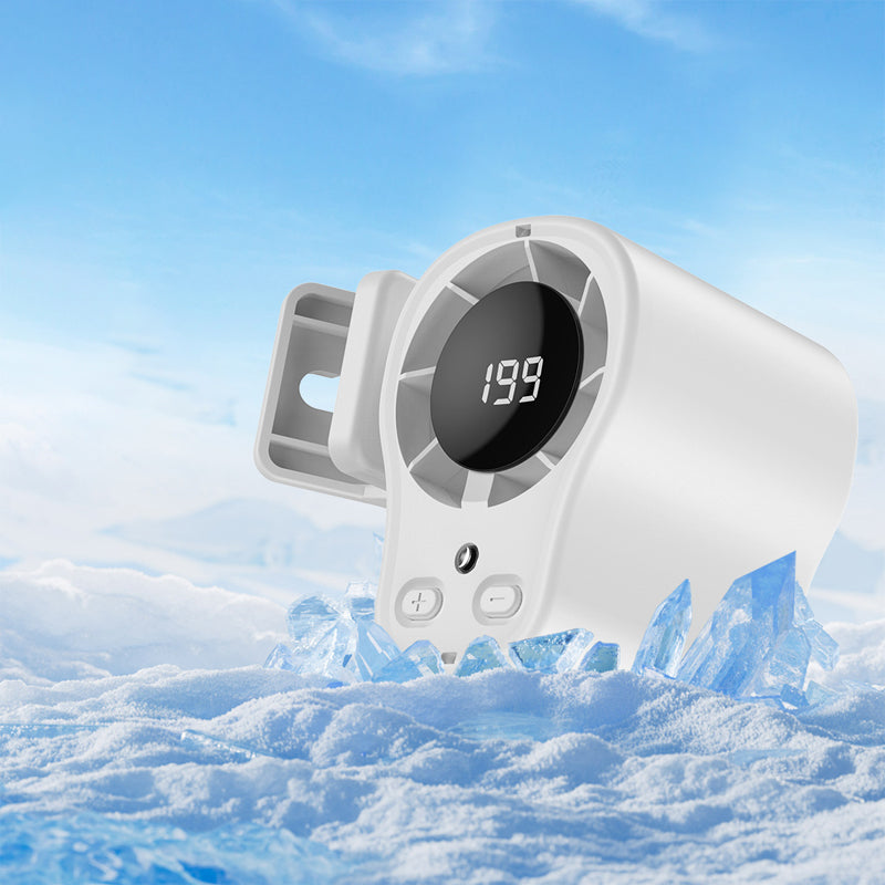 Mini vifte med ventilasjonsklemme for bil og skrivebord | Luvikno