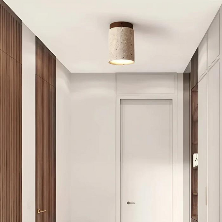 Trendy Rund Japansk Stil Taklampe - ZenLight | Luvikno