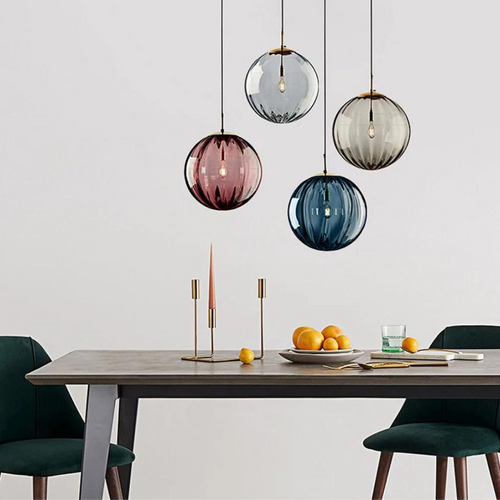 Luvikno | Elegant Glass Sphere Pendant Lamp for Luxury Interiors
