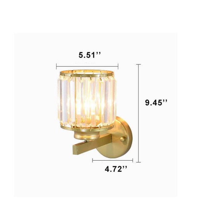 Luvikno | Luksus Krystall Vegglampe for Moderne Interiør – LED Belysning