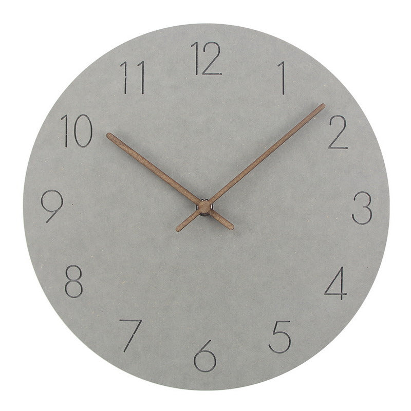 StilDesign Veggklokke – Minimalistisk Stille Klokke for Moderne Interiør | Luvikno