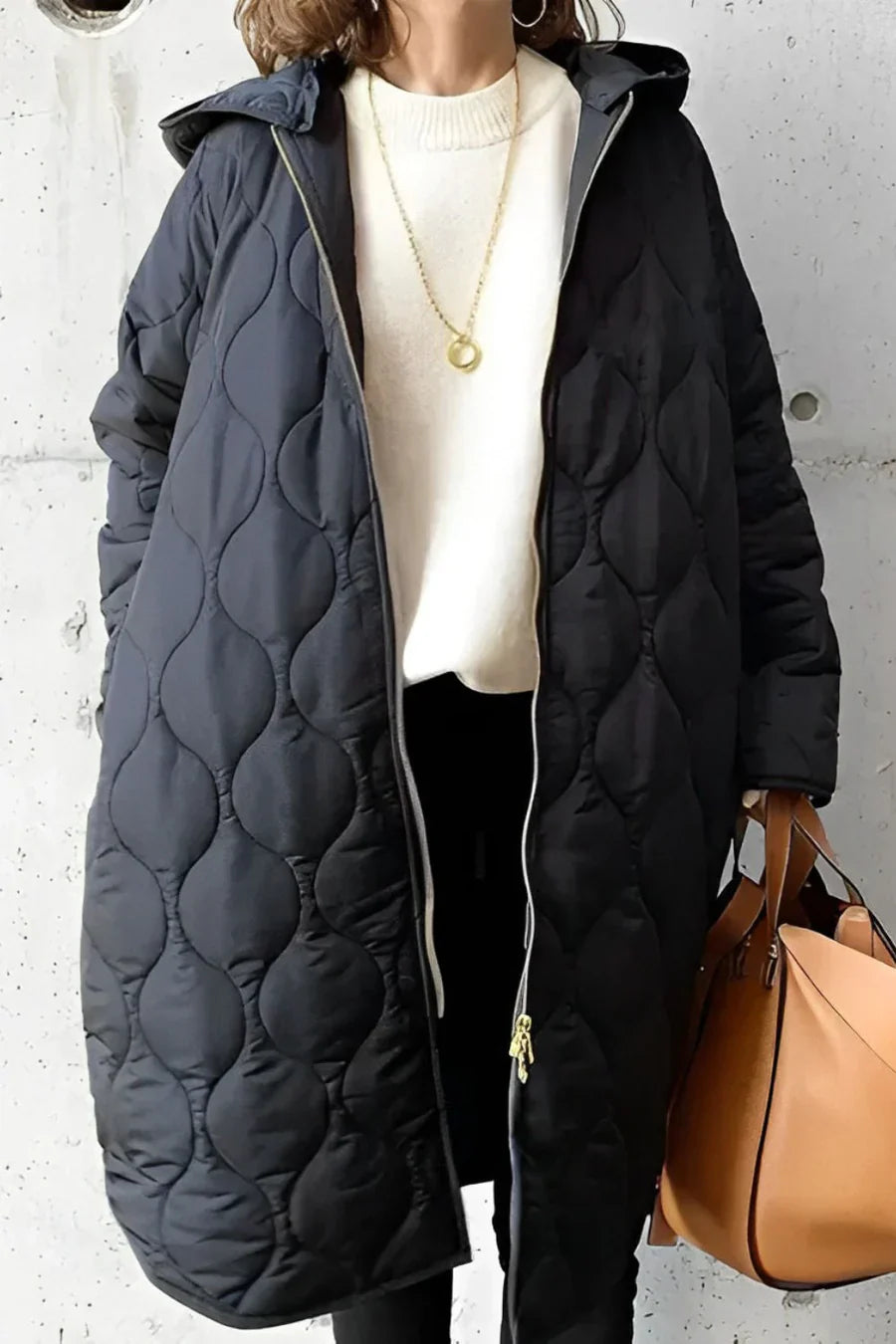 Luvik | kuviollinen parka hupulla