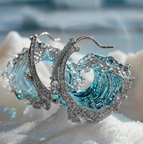 OceanSpirit Necklace - Elegant maritim halskjede i gull/sølv Luvikno
