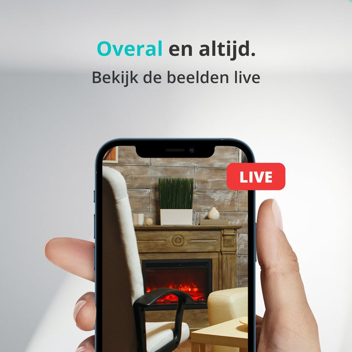 Luvikno | SafetyCam WiFi Kamera - Ultra Kompakt 1080p WiFi Kamera for Maksimal Sikkerhet