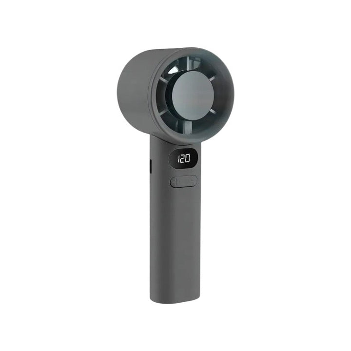 MTech Håndholdt Høyhastighetsvifte – Oppladbar USB Mini Vifte med 120 Hastigheter & Skjerm | Luvikno