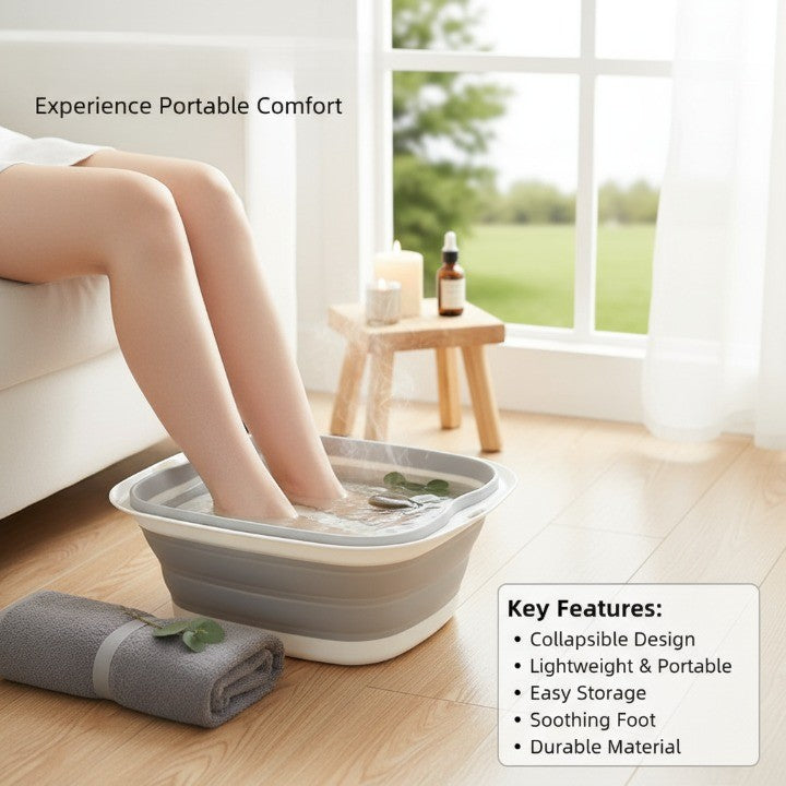 Home Spa Sammenleggbar Fotvaskbøtte | Luvikno