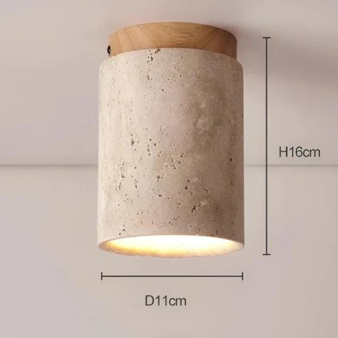 Trendy Rund Japansk Stil Taklampe - ZenLight | Luvikno