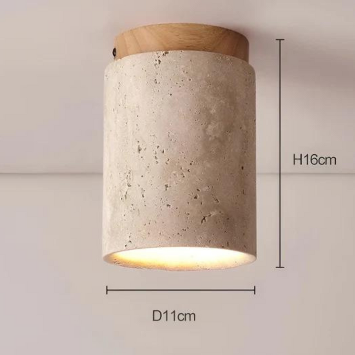 Trendy Rund Japansk Stil Taklampe - ZenLight | Luvikno