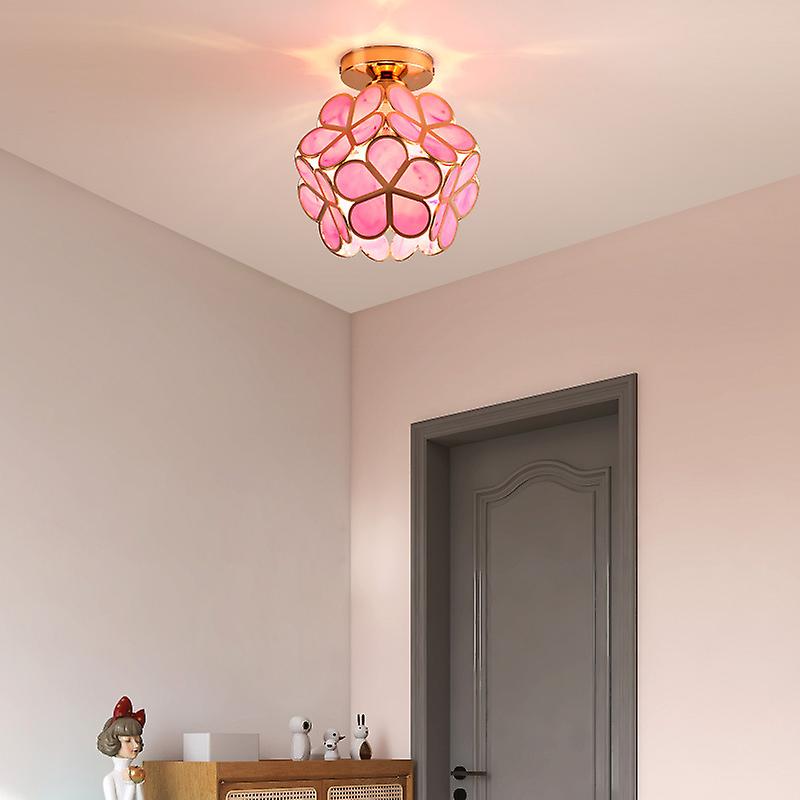Kunstnerisk Glass Ceiling Lamp med Blomsterdesign - FlowerHall | Luvikno