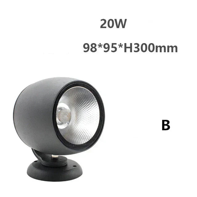 Effektiv LED hage lampe for stilfull utendørs belysning | Luvikno