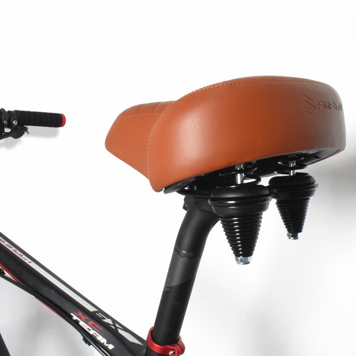 Luvikno | Ergonomisk Oversize Sykkelsete med Støtdemping – Behagelig Sykkelsete for Vei- og Terrengsykling