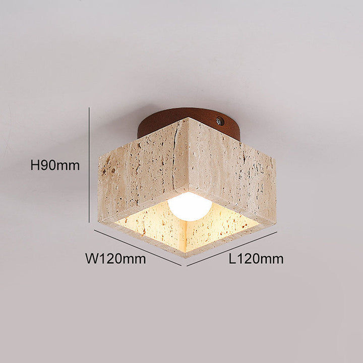 Taklampe Tre Sylinder Flush Mount Fixture Luvikno