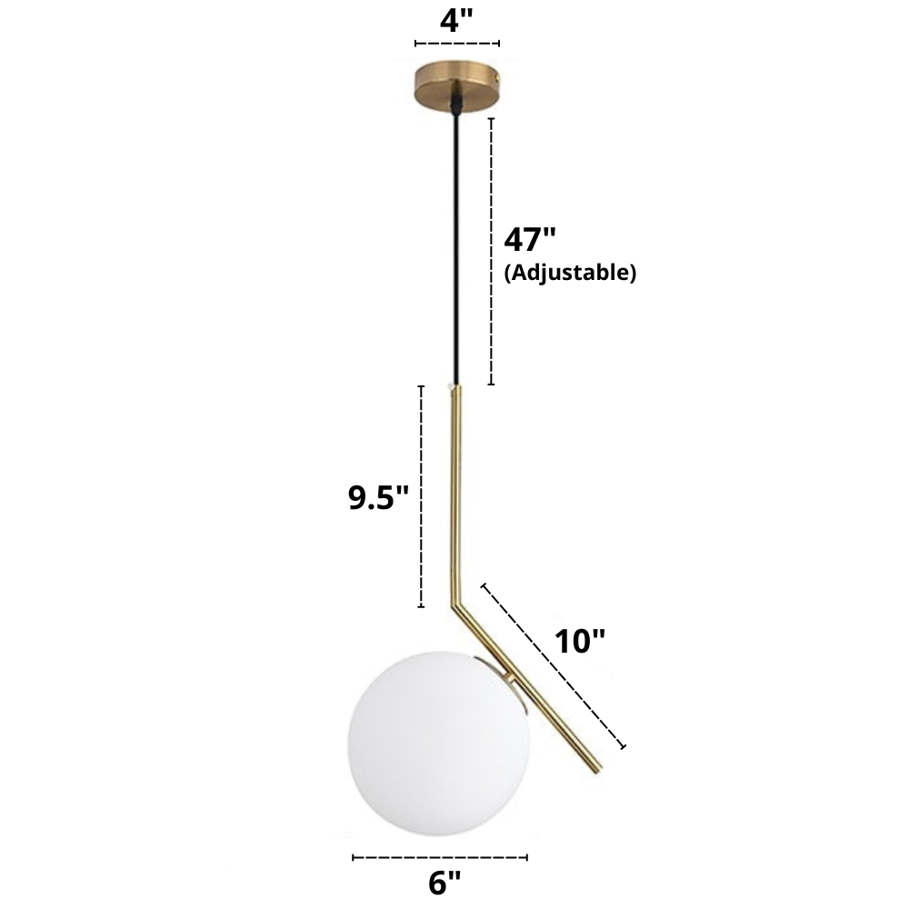 Nordic Glass Pendant Lamps | Luvikno