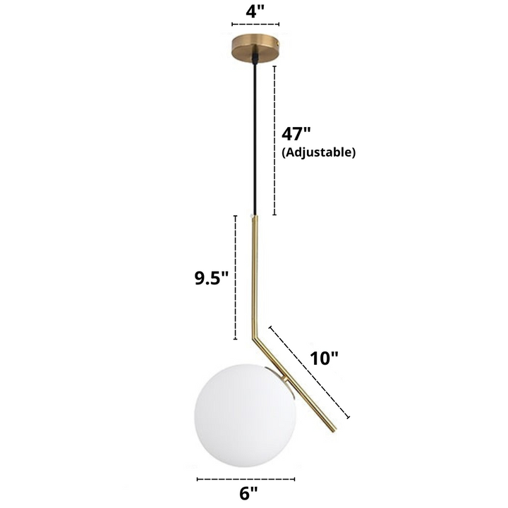 Nordic Glass Pendant Lamps | Luvikno