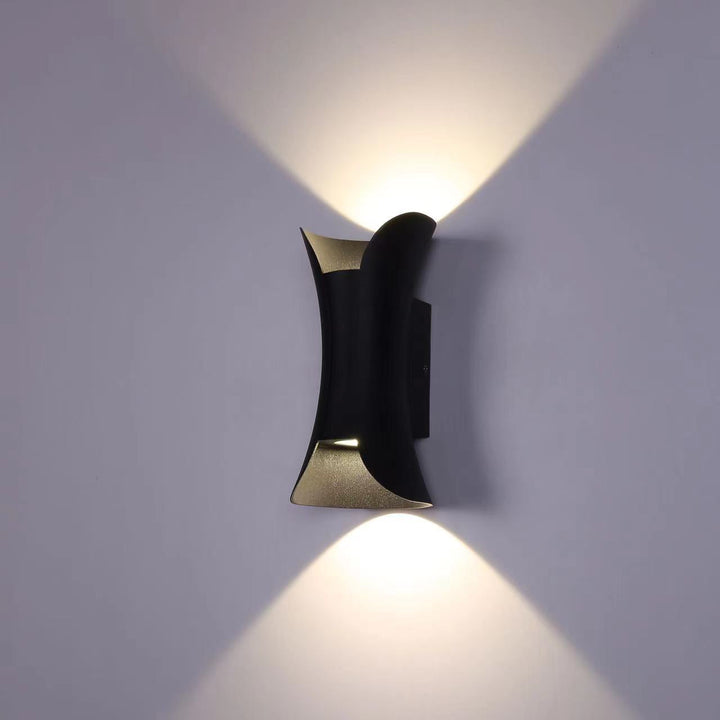 Utendørs LED Vegglampe Aluminium Vanntett Luvikno