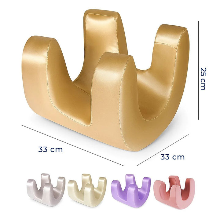 DermSleep | Anti‑Wrinkle Beauty Pillow – Kjølende Minne Skum – Ergonomisk Kontur – Hudpleie Støtte – Side- og Ryggsovende Luvikno