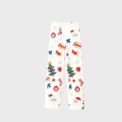 Luvik | Joulukaulus nappikaulus pyjamatakki perheelle