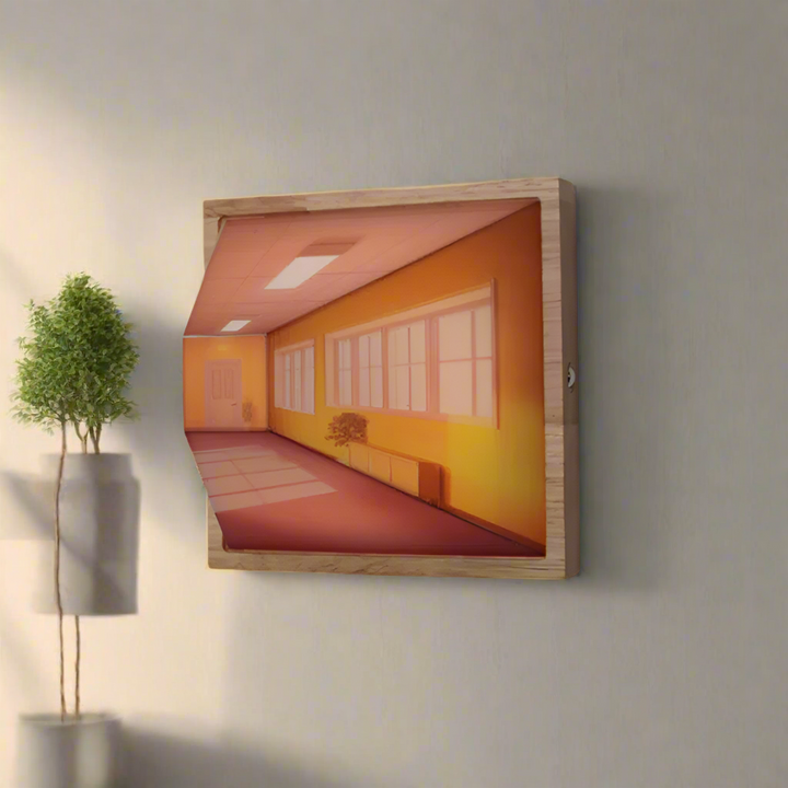 3D-Naked Eye Vision Vegglampe | Fantastisk Vegg Ambiance | Luvikno