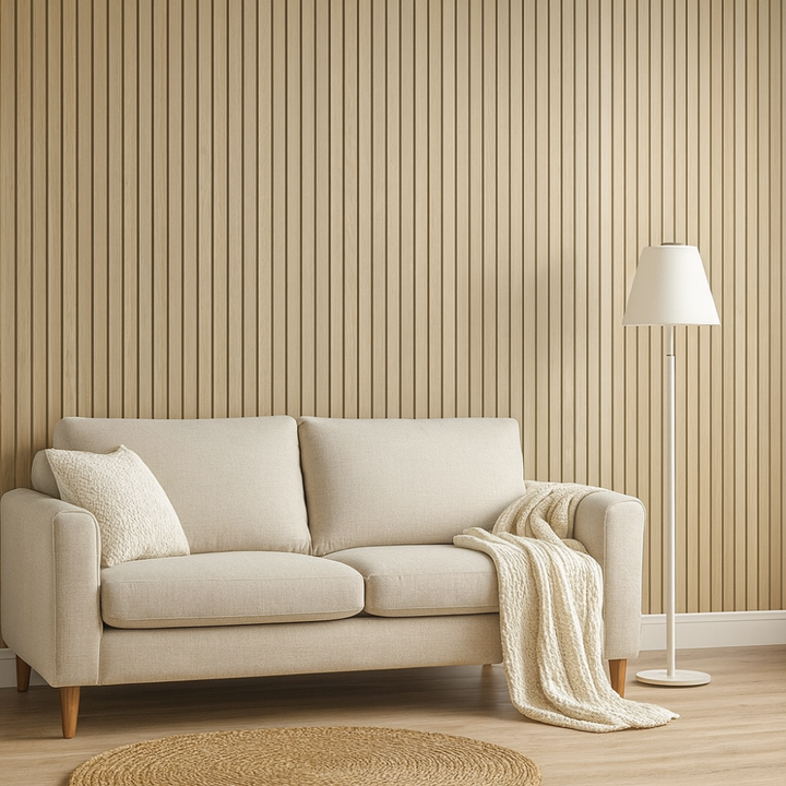 Veggedekorasjon 3D Tre-look PVC Panel Selvklebende Vanntett Luvikno