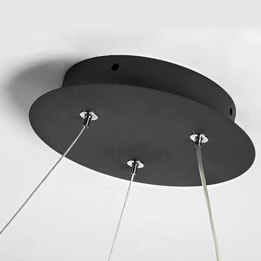 Moderne LED Dimmbar Pendellampe - Høydejusterbar Taklampe for Spisestue & Stue | Luvikno