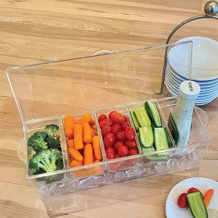 Ice Chilled Condiment Tray Set | Luvikno